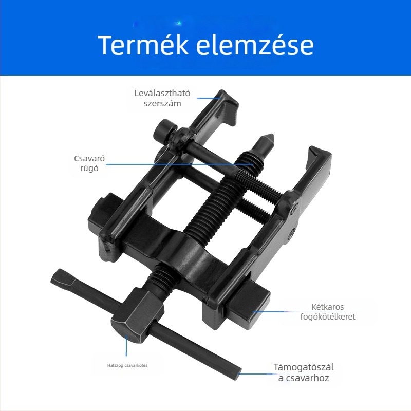 Kétcsápos csapágylehúzó, kovácsolt szénacél, Prosperity márka