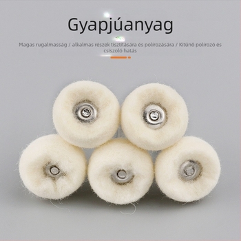 Journalists Back Velvet Gyapjú csiszolófej jáde gyöngyökkel és fenyőfilccel