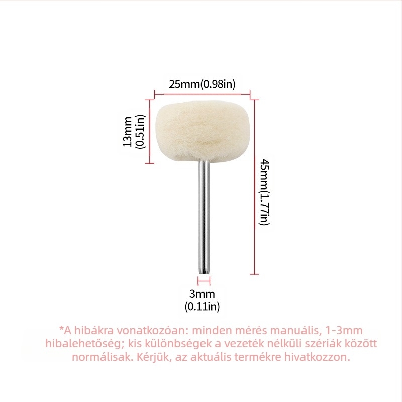 Journalists Back Velvet Gyapjú csiszolófej jáde gyöngyökkel és fenyőfilccel