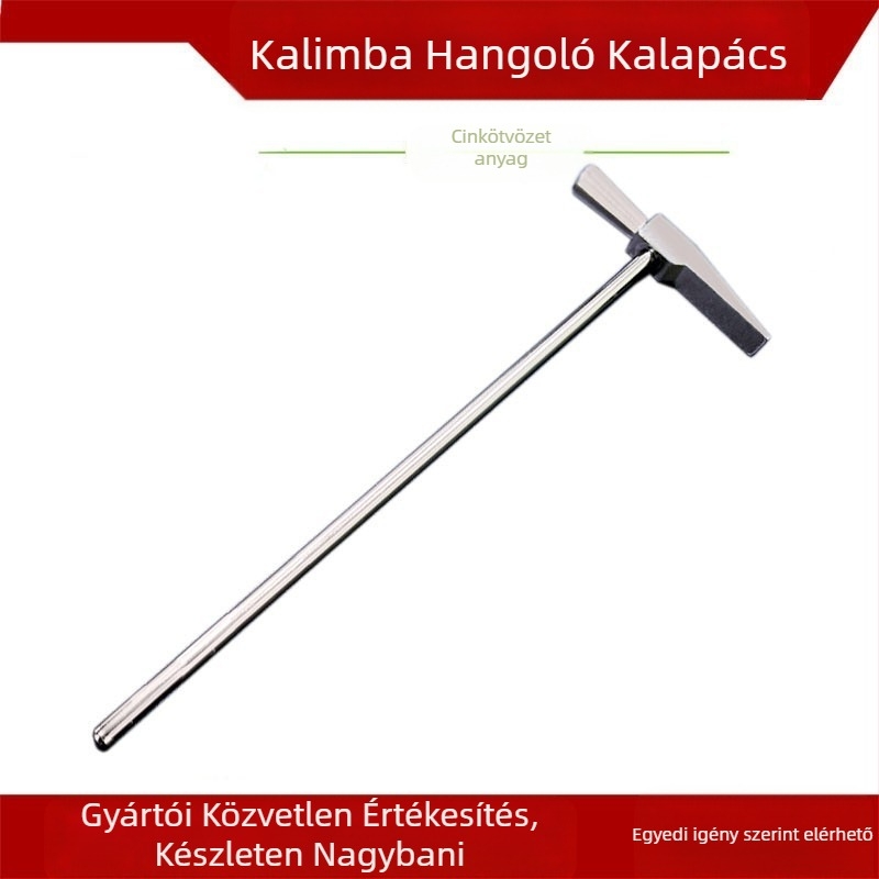 Kalimba hangoló kalapács – nikkelezett cinkötvözet, Modell 01, Mini kalapács, Kalimba és nyugati hangszerhez
