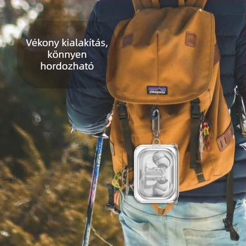 Nothing Ear(A) Bluetooth fülhallgatóhoz TPU védő kemény tok — ütésálló, porálló, hordozható tároló, injekciós öntéses gyártás, testreszabható