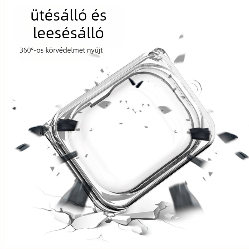 Nothing Ear(A) Bluetooth fülhallgatóhoz TPU védő kemény tok — ütésálló, porálló, hordozható tároló, injekciós öntéses gyártás, testreszabható