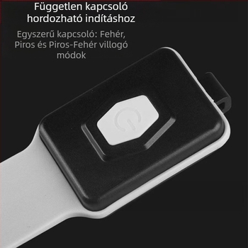 Kültéri hordozható COB futófény Type-C töltéssel, LED, 5V, 1W, gombkapcsoló