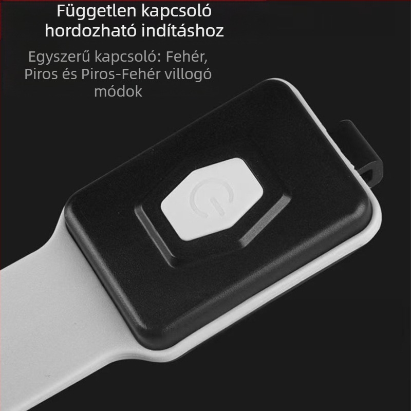 Kültéri hordozható COB futófény Type-C töltéssel, LED, 5V, 1W, gombkapcsoló