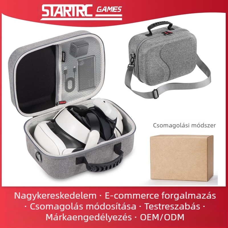 STARTRC GAMES Meta Quest 3 Cross-Body Tároló Táska, Snowflake Cloth, Meta Quest 3 számára