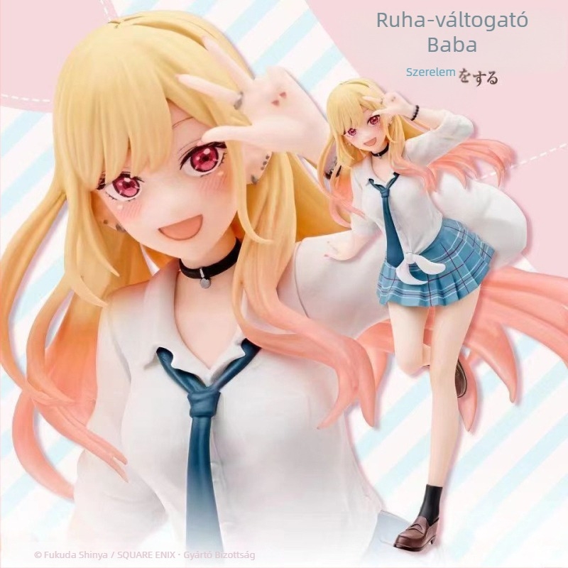 Öltöztető figura álló pózban — PVC anime modell, összeszerelés szükséges, 14+ és 18+ korosztálynak.