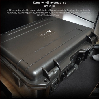 PS5 Slim Tároló Tok ABS+EVA Anyagból, Injektálásos Öntés, Kompatibilis a PS5 Slim Konzollal, Tömeg 3,6 kg, Tartalmaz 1 Tároló Dobozt