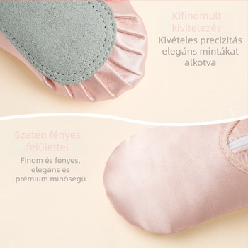 Lingyan tolltartó — vászon, lányoknak, balettcipő dizájn, textil stílus