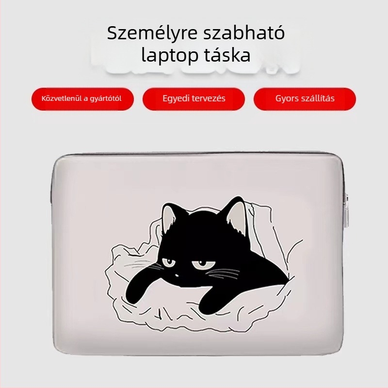 Állatmintás laptop táska (Anyag: Poliészter; Belső: Poliészter; Minta: Állatok; Márka: MONSTD; Funkciók: Légáteresztő, Kopásálló, Földrengés-álló, Tehercsökkentés)