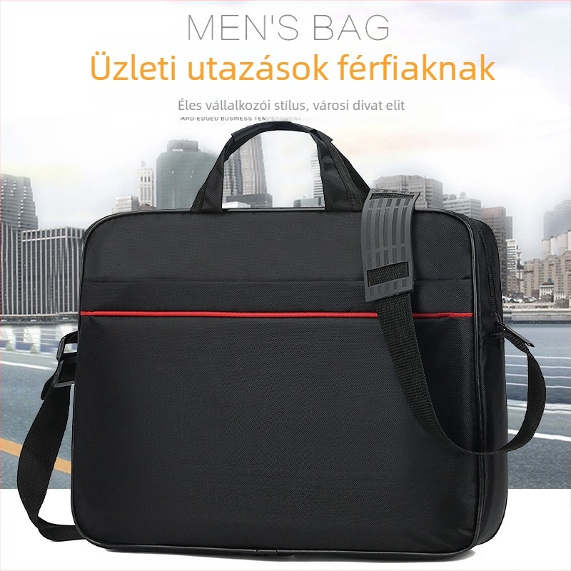Baoshun nylon üzleti laptop táska, egyszínű, tavasz 2024, üzleti elit