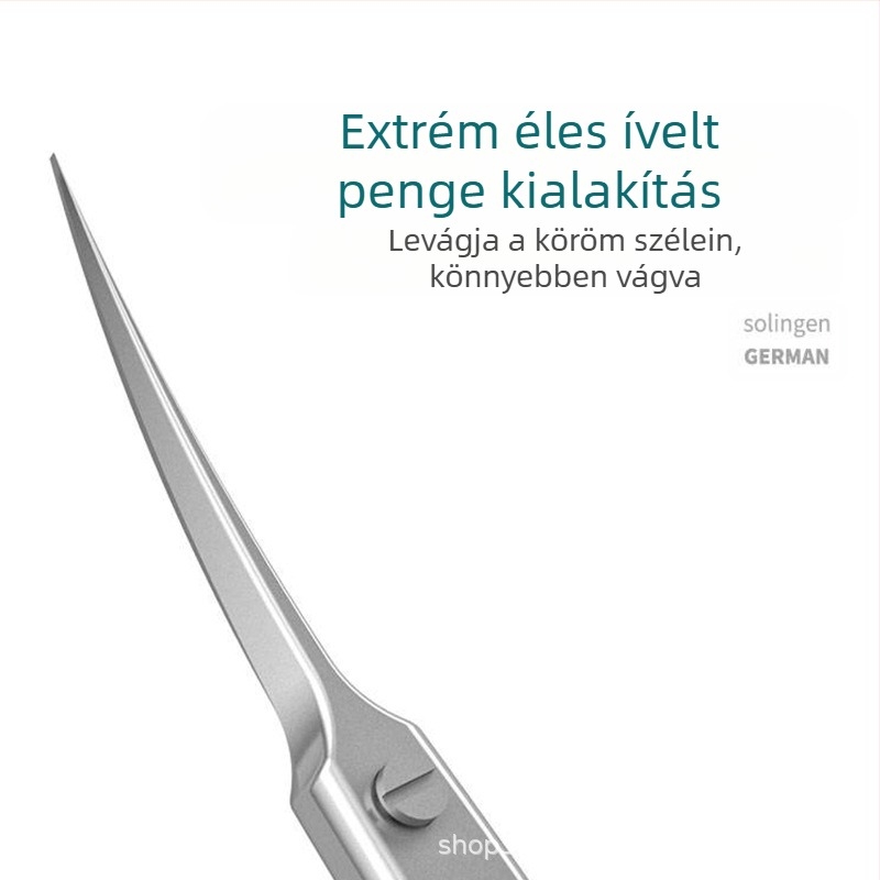 Ívelt körömágyolló – professzionális manikűrösöknek, rozsdamentes acélból