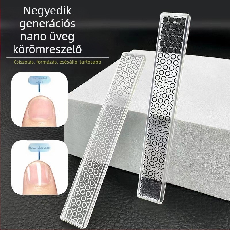 Mingjiang nano üveg körömreszelő, ultra vékony, OEM, köröm formázó eszköz