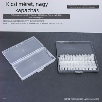 GNDG OEM Műanyag köröm tároló doboz – Manikűr eszközök tároló doboza