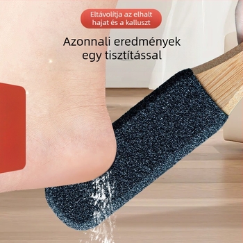 Xiang Yu Bükkfa lábreszelő szilikon-karbid ovális kővel, 200 darabos doboz – lábápoló eszköz