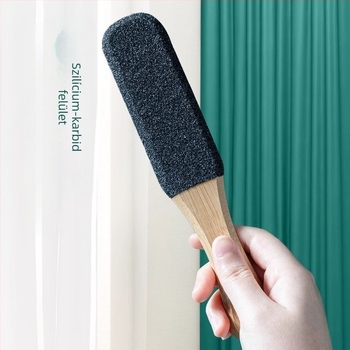 Xiang Yu Bükkfa lábreszelő szilikon-karbid ovális kővel, 200 darabos doboz – lábápoló eszköz