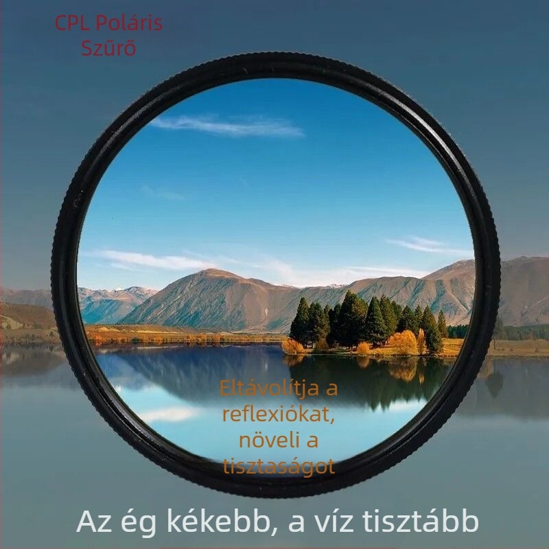 CPL polárszűrő Canon és Nikon objektívekhez, OEM gyártás, 2015-ben jelent meg.