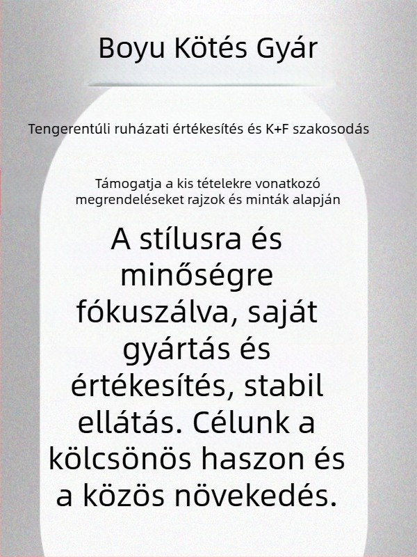 Női kapucnis jacquard kötött kardigán, hosszú szabású, szöveges mintázat, poliészter