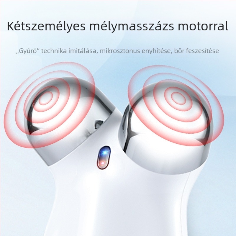 V-Face Roller EMS arcvonó masszírozó otthonra: lifting és feszesítés, hordozható, IPX6 vízálló, beépített akkumulátor 300–500 mAh, aozhifeng