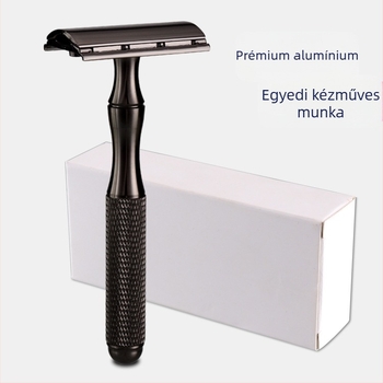 Geely Solid kézi duplaélű borotva pengetartóval, dobozban 100 darab