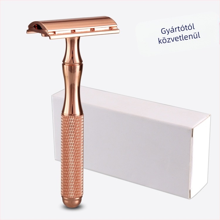 Geely Solid kézi duplaélű borotva pengetartóval, dobozban 100 darab