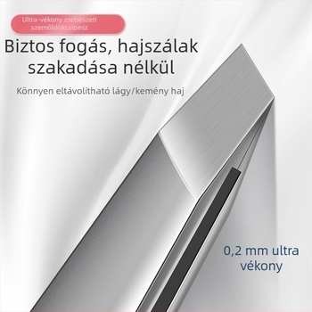 Szemöldökcsipesz, ultratan rozsdamentes acél, precíz szemöldök- és szakállszedéshez, Yangjiang eredet