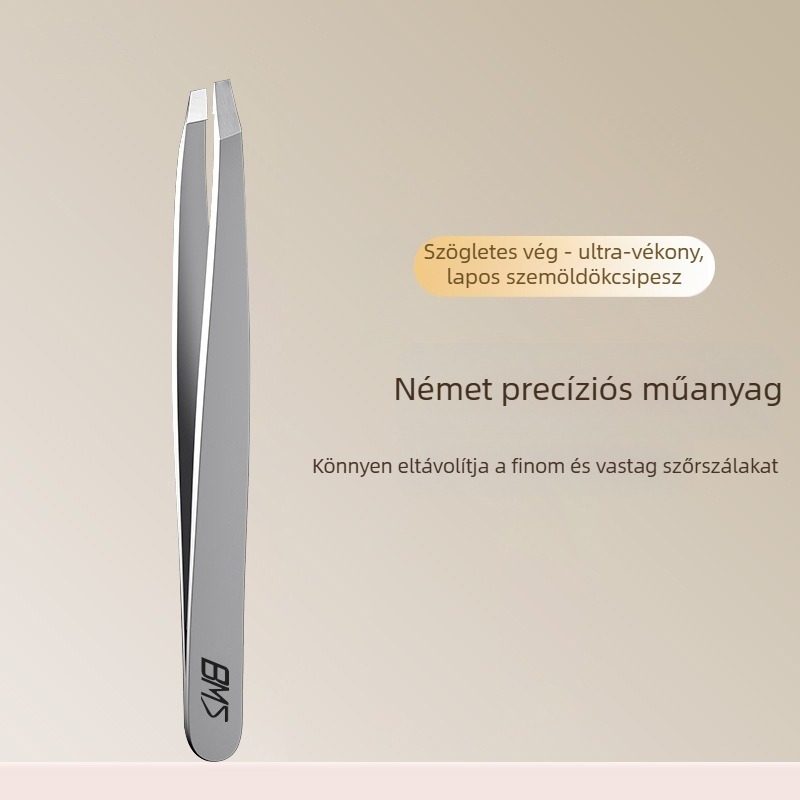 Szemöldökcsipesz, ultratan rozsdamentes acél, precíz szemöldök- és szakállszedéshez, Yangjiang eredet