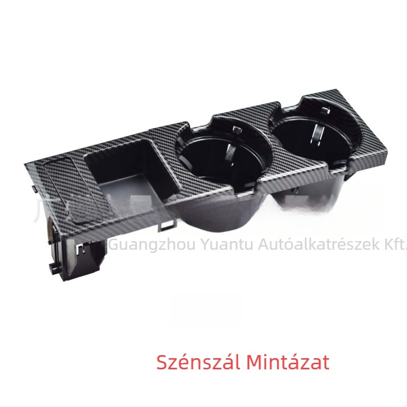 BMW 3-as sor E46 középső konzol pohártartó és tároló doboz, ABS+PC, modellek 51168217957/51168217953, kompatibilis a 1998–2006