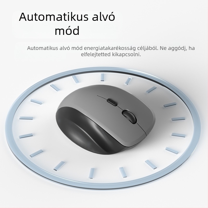 Vezeték nélküli ergonómikus egér, 2400 DPI, 7 gomb, USB interfész, 2,4 GHz