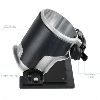 Alumínium alap fafaragó/horonyoló géphez, 220V-os tápellátás, újratölthető Li-ion akkumulátor, kompatibilis Makita