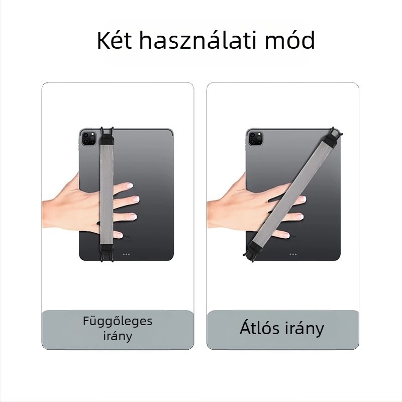 Univerzális tabletatartó iPadhez – csúszásmentes, leesés elleni védelem, telepítés nélkül, levehető