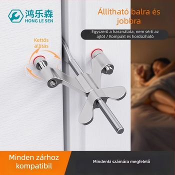 Honglesen Duál állítású ajtóstopper — 304-es precíziós öntvény, bal–jobb modell, modern minimalista stílus