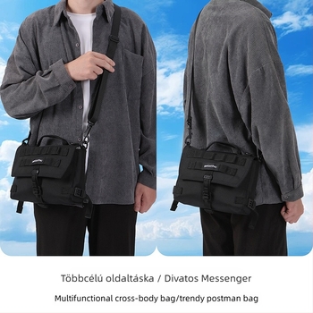 Férfi crossbody táska (Utcai stílus; Nylon; Vízálló; BRIGHTPAI)