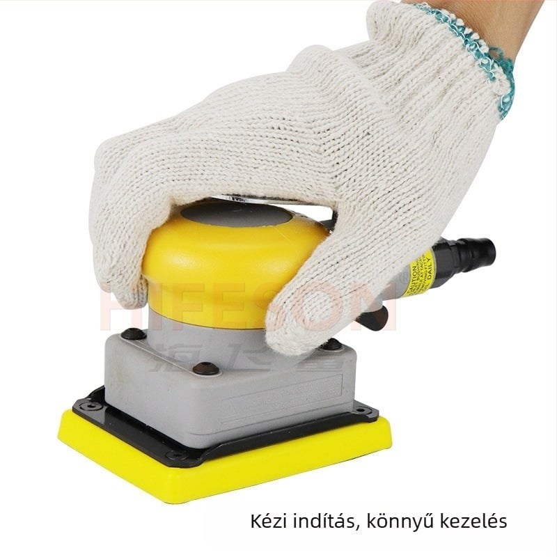 Sea Flying Shark 812S pneumatikus téglalap alakú csiszoló, vibráló levegős csiszoló, klipszes