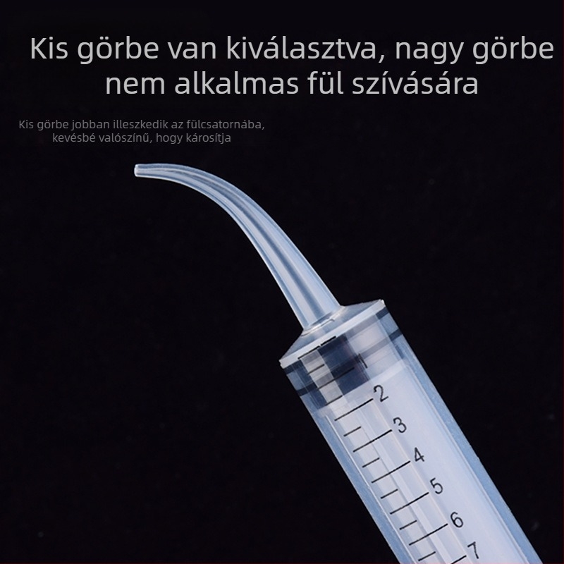 Műanyag fülzuhany, nem világító fülkanállal; márka Other; 1000 darabos csomag; fülcsatorna tisztításához