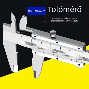 Digitális tolómérő rozsdamentes acélból, 0-150 mm, magasság és mélység mérés, ipari minőség