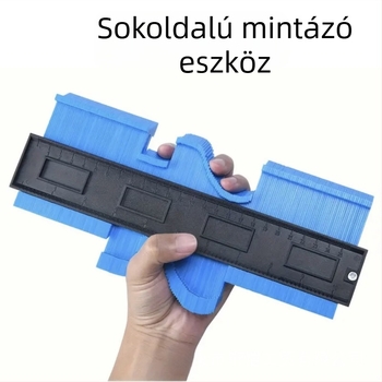 Faipari kontúr sablon ívelt sarokkal, többfunkciós univerzális profilmérő görbékhez