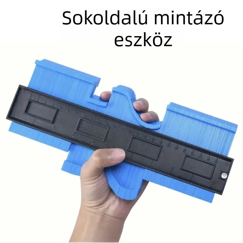 Faipari kontúr sablon ívelt sarokkal, többfunkciós univerzális profilmérő görbékhez