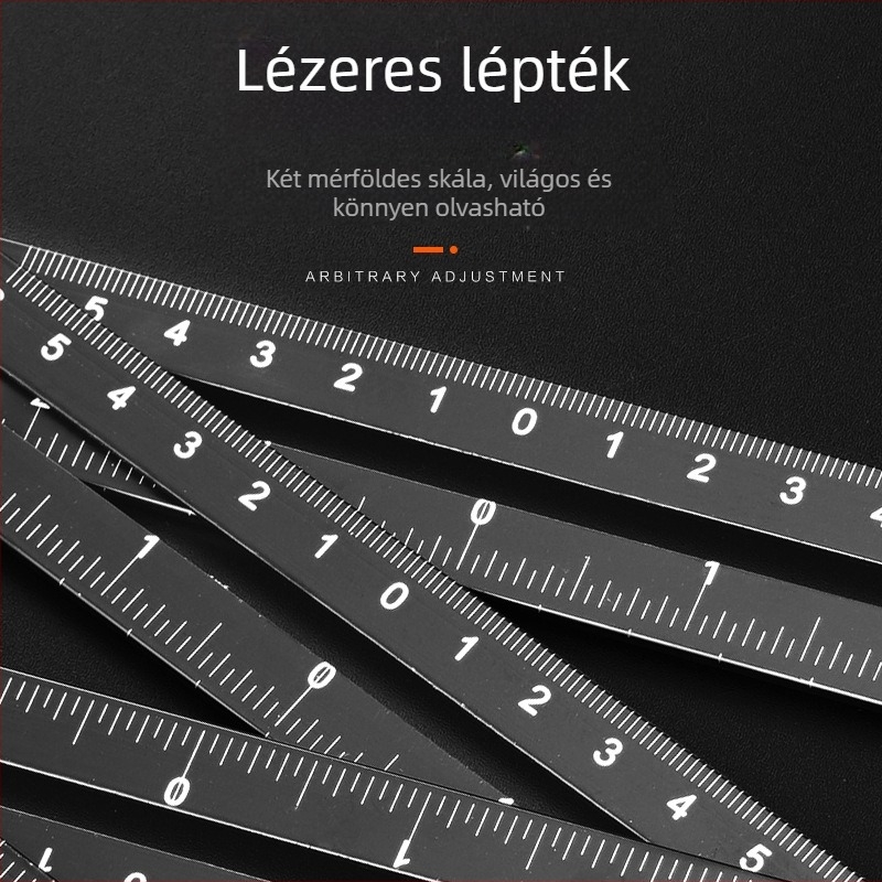 ATO Alumíniumötvözetből készült hatszögesen összecsukható lyukkereső, univerzális fúróeszközzel plécékre, téglákra és üveghez