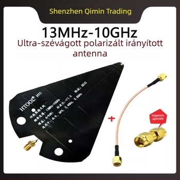 HT5 UWB logaritmikus periódusú antenna, 1575 MHz / 2,4 GHz / 5,8 GHz szélessávú