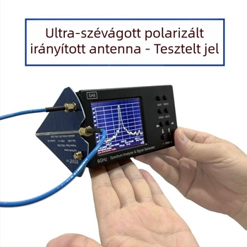 HT5 UWB logaritmikus periódusú antenna, 1575 MHz / 2,4 GHz / 5,8 GHz szélessávú