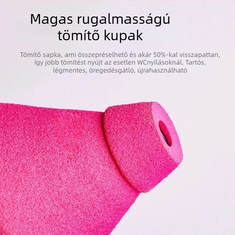 WC-sívóeszköz – gumírozott kivitel, 2024-ben bevezetve, magáncímke elérhető