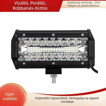 OH865E 120W LED munka lámpa járművekre, alumínium öntvény ház, bemenet 9-32V, 4200 lm, 6000-6500K