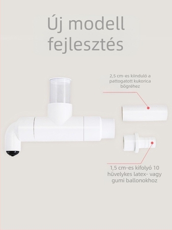 Többfunkciós pailliette töltőballonokhoz – átlátszó töltőeszköz papírlapokkal, műanyag felépítés, esküvői dekorációhoz