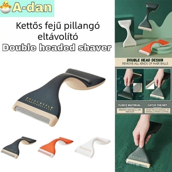 Kétszárnyú szösz- és rosteltávolító kefe ruhákhoz és pulóverekhez – szösz és szálak eltávolítása