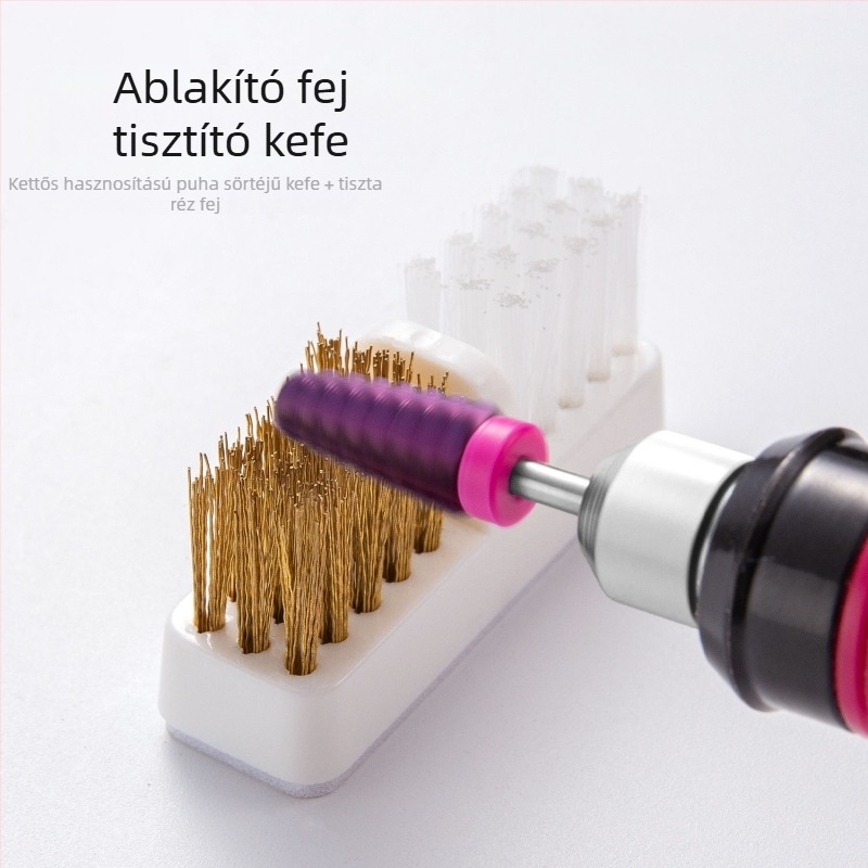 Köröm tisztító keféje elektromos körömcsiszolóhoz – Yihong, nettó tartalom 7,5, univerzális használat