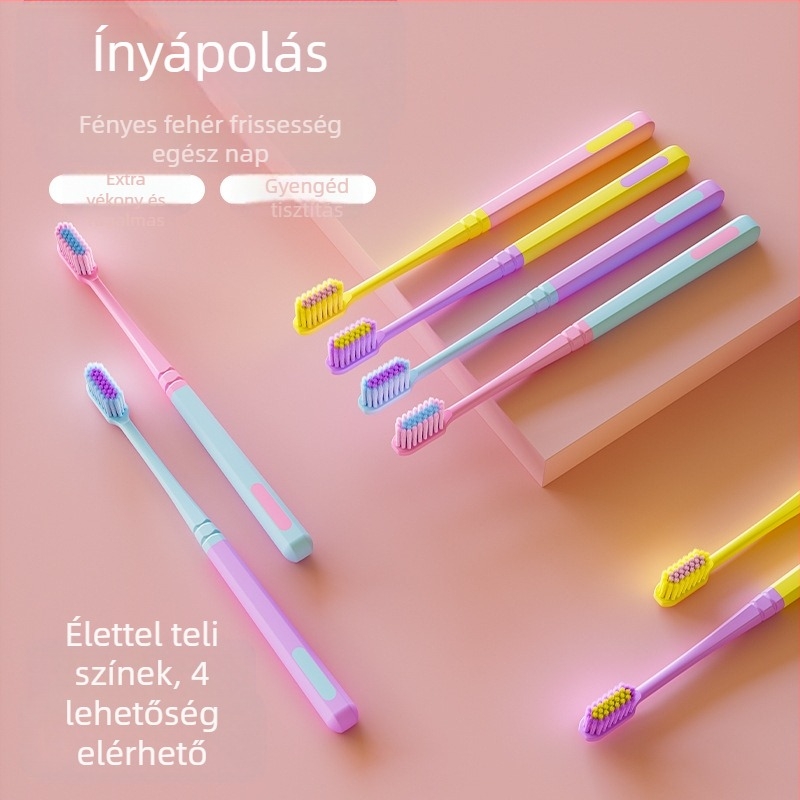 Manuális fogkefe, 102-es modell, 8 darabos dobozban, felnőtteknek, puha sörtékkel