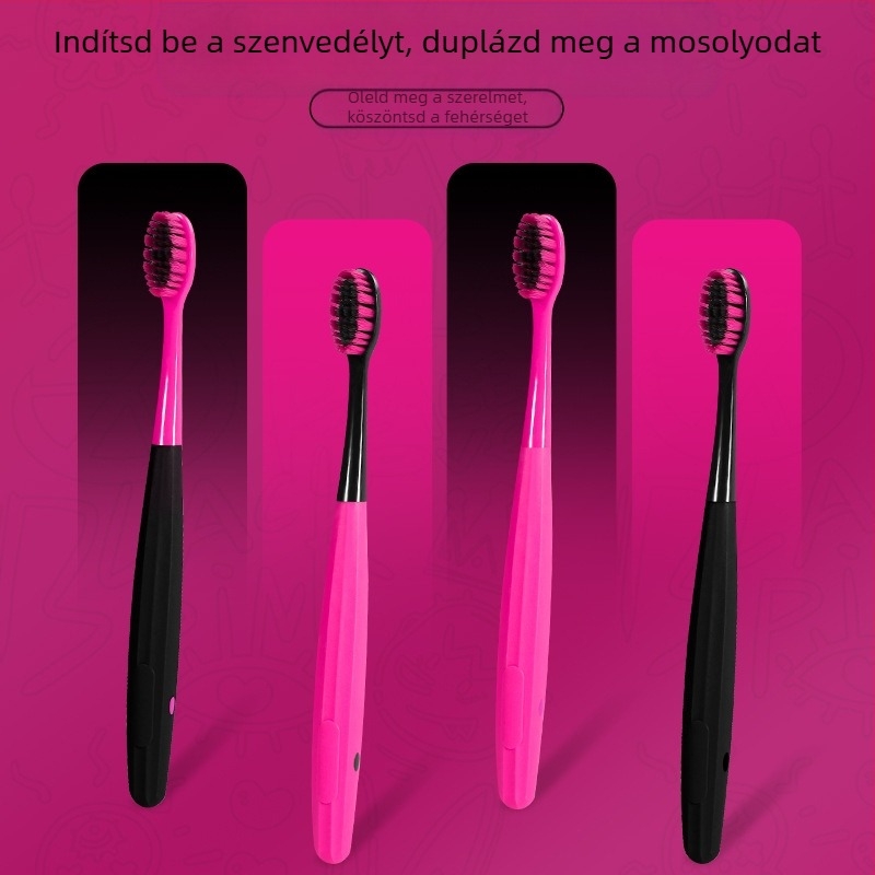 Scar guest kézi fogkefe lágy sörtékkel, csúszásmentes fogantyú, HK-1109, 4 darabos készlet