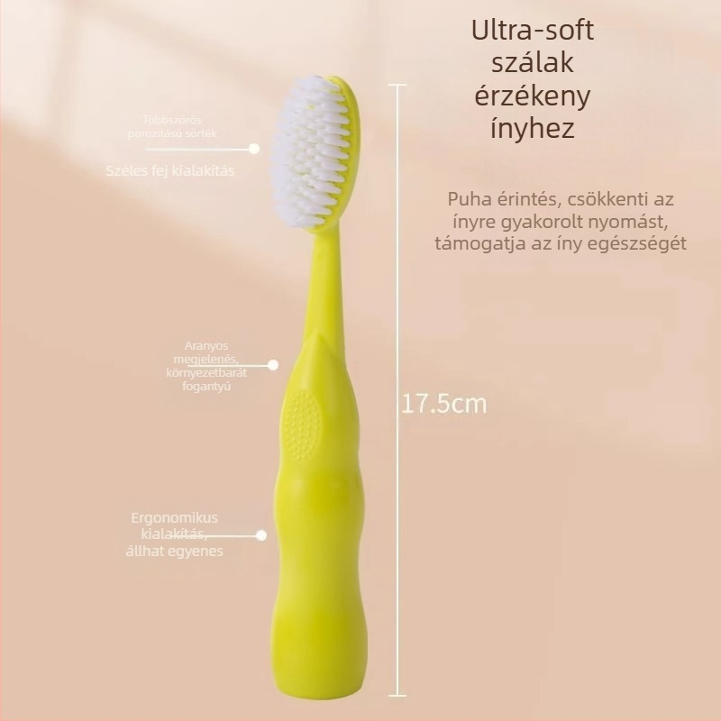 Shengwang kézi fogkefe felnőtteknek, modell 1581, puha sörtéjű, széles fej