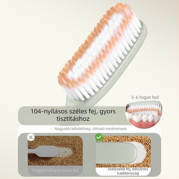 Kézi fogkefe HK1138, innovatív harmadik generáció, hosszú fej és széles fej, hatékony tisztítás, 37 másodperces gyors kefélés, 4 darabos csomag