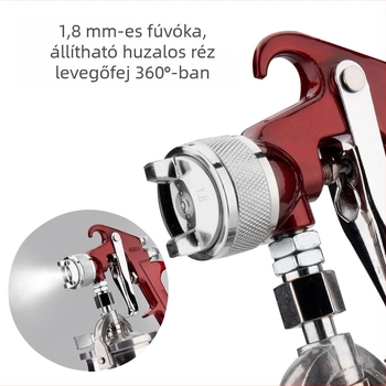 Dally festékszóró pisztoly autóipari, bútoripari, hajógyártás és gépipar számára - magáncímke elérhető